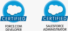 Salesforce certified developer / Salesforce certified administrator