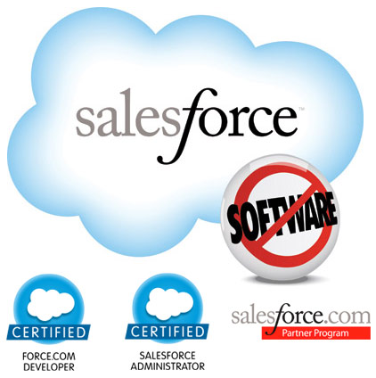 Salesforce - Salesforce.com logo - Certified Force.com Develop - Certified Salesforce Administrator - Salesforce.com Partner Program